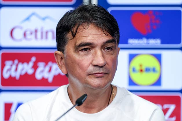 Croatia press conference, PK, Pressekonferenz - FIFA World Cup, WM, Weltmeisterschaft, Fussball 2026 Head Coach of Croatia Zlatko Dalic speaks on a press conference of Croatian national football team at training centre at Episcopal High School on June 28, 2026 in Alexandria, Virginia.  IgorxKralj PIXSELL