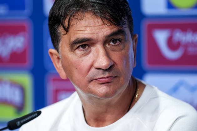 Croatia press conference, PK, Pressekonferenz - FIFA World Cup, WM, Weltmeisterschaft, Fussball 2026 Head Coach of Croatia Zlatko Dalic speaks on a press conference of Croatian national football team at training centre at Episcopal High School on June 28, 2026 in Alexandria, Virginia.  IgorxKralj PIXSELL