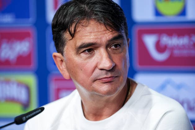 Croatia press conference, PK, Pressekonferenz - FIFA World Cup, WM, Weltmeisterschaft, Fussball 2026 Head Coach of Croatia Zlatko Dalic speaks on a press conference of Croatian national football team at training centre at Episcopal High School on June 28, 2026 in Alexandria, Virginia.  IgorxKralj PIXSELL
