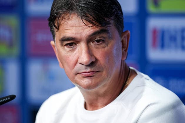 Croatia press conference, PK, Pressekonferenz - FIFA World Cup, WM, Weltmeisterschaft, Fussball 2026 Head Coach of Croatia Zlatko Dalic speaks on a press conference of Croatian national football team at training centre at Episcopal High School on June 28, 2026 in Alexandria, Virginia.  IgorxKralj PIXSELL