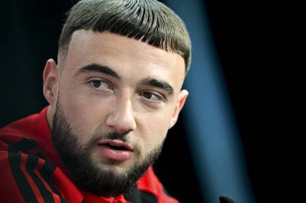 Belgium s Zeno Debast pictured during a press conference, PK, Pressekonferenz of Belgian national soccer team Red Devils, on Sunday 28 June 2026 in their base camp, home of the Seattle Sounders, Renton, Seattle, USA. The Rode Duivels - Diables Rouges qualified for the knockout stage of the 2026 FIFA World Cup, WM, Weltmeisterschaft, Fussball where they ll meet Senegal in the round of 32 on July 1st. DIRKxWAEM  x179743217x