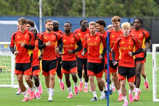 Belgian national football team - FIFA World Cup, WM, Weltmeisterschaft, Fussball 2026 - media activities 28 06 2026 RENTON, UNITED STATES OF AMERICA - JUNE 28 : Belgian Team pictured during a training session of the Belgian national football team during the FIFA World Cup 2026 on June 28, 2026 in Renton, United States of America, 28 06 2026 Renton United States of America  Copyright: xNicoxVereeckenx