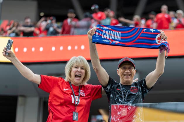 June 28, 2026, Los Angeles, California, USA: Fans are seen before the FIFA World Cup, WM, Weltmeisterschaft, Fussball Round of 32 soccer match between Canada and South Africa in Inglewood, Calif., Sunday, June 28, 2026. World Cup 2026: Canada Vs South Africa  - ZUMAc68_ 20260628_zaf_c68_013 Copyright: xRingoxChiux