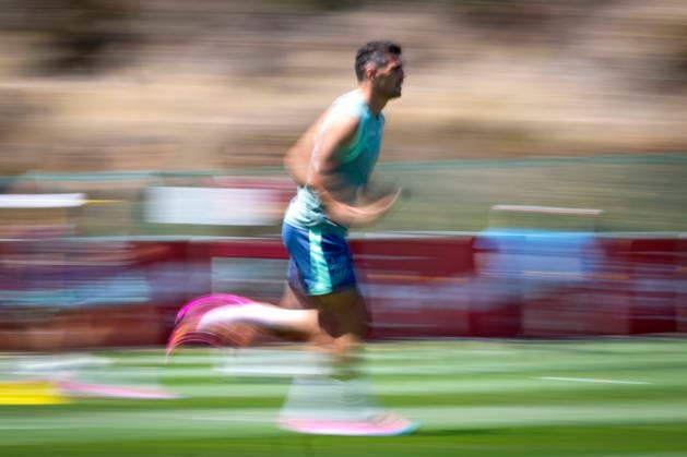 FIFA World Cup, WM, Weltmeisterschaft, Fussball 2026 - Switzerland training session Switzerland s Granit Xhaka warms up during a training session of the Swiss national soccer team at the SDJA in San Diego, California, USA, 28 June 2026. San Diego United States  Copyright: xPETERxKLAUNZERx