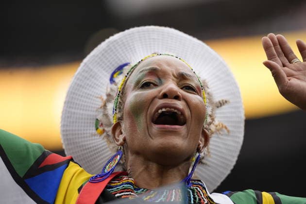 South Africa v Canada - FIFA World Cup, WM, Weltmeisterschaft, Fussball 2026 - Round of 32 INGLEWOOD, CALIFORNIA - JUNE 28: Fans gather prior the 2026 FIFA World Cup Round of 32 match between South Africa and Canada at Los Angeles Stadium (SoFi Stadium) in Inglewood, California, United States on June 28, 2026. Tayfun Coskun Anadolu California United States. Editorial use only. Please get in touch for any other usage.  Copyright: x2026xAnadoluxTayfunxCoskunx