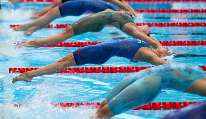260628 Hanna Rosvall, Helsingborgs Simsällskap, tävlar i finalen av damernas 4x100 meter medley under dag 5 av SM i simning mellan och den 28 juni 2026 i Boras. *** June 26, 2026: Hanna Rosvall of Helsingborgs Simsällskap will compete in the final of the women’s 4x100-meter medley relay on Day 5 of the Swedish Swimming Championships, which will be held from June 26 to June 28, 2026, in Boras.  Copyright: MATHIASxBERGELD BB260628MB024