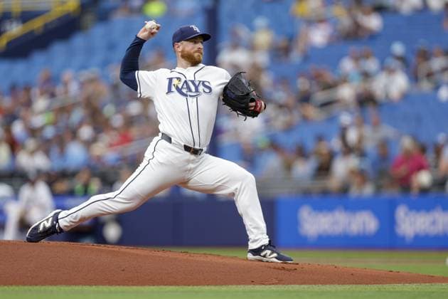 June 28, 2026, St. Petersburg, Florida, USA: Tampa Bay Rays pitcher Drew Rasmussen (57) pitches against the Arizona Diamondbacks during the first inning on Sunday, June 28, 2026 in St. Petersburg. Florida News - June 28, 2026  - ZUMAs70_ 0860238112st Copyright: xLuisxSantanax
