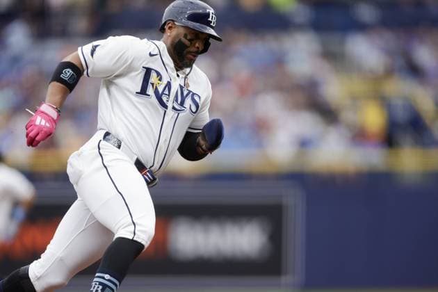 June 28, 2026, St. Petersburg, Florida, USA: Tampa Bay Rays designated hitter Yandy DoÂ­az (2) runs to score after a single by third baseman Junior Caminero (13) in the first inning against the Arizona Diamondbacks on Sunday, June 28, 2026 in St. Petersburg. Florida News - June 28, 2026  - ZUMAs70_ 0860238138st Copyright: xLuisxSantanax