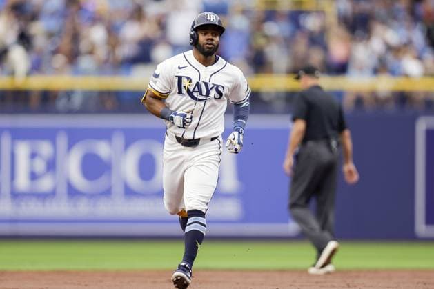 June 28, 2026, St. Petersburg, Florida, USA: Tampa Bay Rays center fielder Cedric Mullins (31) runs after hitting a home run in the second inning against the Arizona Diamondbacks on Sunday, June 28, 2026 in St. Petersburg. St. Petersburg USA - ZUMAs70_ 0860238189st Copyright: xLuisxSantanax