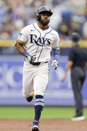 June 28, 2026, St. Petersburg, Florida, USA: Tampa Bay Rays center fielder Cedric Mullins (31) runs after hitting a home run in the second inning against the Arizona Diamondbacks on Sunday, June 28, 2026 in St. Petersburg. St. Petersburg USA - ZUMAs70_ 0860238192st Copyright: xLuisxSantanax
