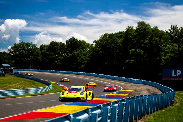 AUTO - 6 HOURS OF THE GLEN 2026 911 BACHLER Klaus (aut), HARTOG Loek (nld), Manthey Racing, Porsche 911 GT3 R (992.2), action during the Six Hours of the Glen 2026, 6th round of the 2026 IMSA WeatherTech SportsCar Championship, from June 26 to 28 on the Watkins Glen International in Watkins Glen, New York, United States of America - Watkins GlenUnited States  Copyright: xFabrizioxBoldonix
