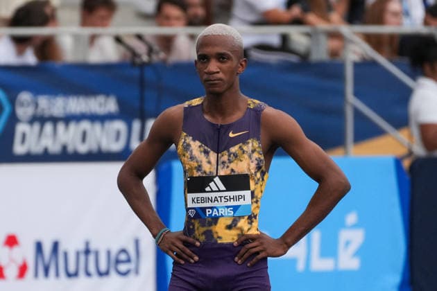 June 28, 2026, Paris, Å½Le-De-France, France: Busang Collen Kebinatshipi of Botswana awaits the start of the men s 400m final during the Wanda Diamond League Meeting de Paris at Stade Charlo ty. Paris France - ZUMAh209 20260628_zsp_h209_012 Copyright: xAlixHabibx
