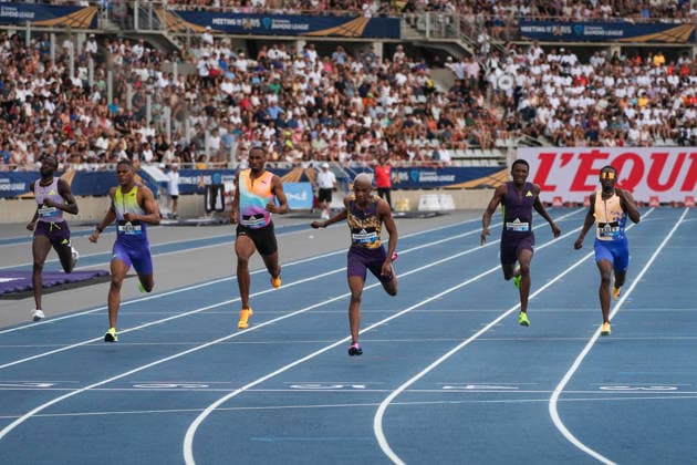 June 28, 2026, Paris, Å½Le-De-France, France: Busang Collen Kebinatshipi of Botswana crosses the finish line to win the men s 400m final during the Wanda Diamond League Meeting de Paris at Stade Charlo ty. Paris France - ZUMAh209 20260628_zsp_h209_033 Copyright: xAlixHabibx