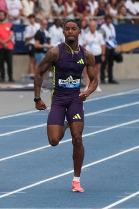 June 28, 2026, Paris, Å½Le-De-France, France: Jordan Anthony of the United States competes during the men s 100m final at the Wanda Diamond League Meeting de Paris at Stade Charlo ty. Paris France - ZUMAh209 20260628_zsp_h209_046 Copyright: xAlixHabibx