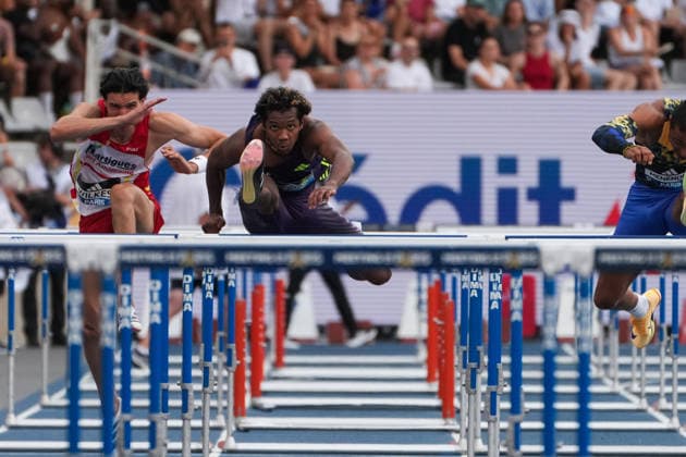 June 28, 2026, Paris, Å½Le-De-France, France: Rachid Muratake of Japan competes during the men s 110m hurdles at the Wanda Diamond League Meeting de Paris at Stade Charlo ty. Paris France - ZUMAh209 20260628_zsp_h209_109 Copyright: xAlixHabibx