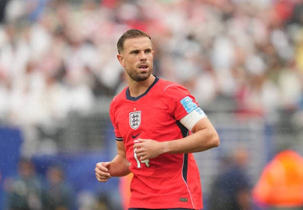 Jordan Henderson (England) looks on during Panama and England, Group L FIFA World Cup, WM, Weltmeisterschaft, Fussball 2026, Met Life Stadium, New jersey, USA on June 27, 2026. Thor Wegner DeFodi Images. (Photo by DeFodi Images) - *** Jordan Henderson of England looks on during the Panama vs. England match in Group L of the 2026 FIFA World Cup at MetLife Stadium in New Jersey, USA, on June 27, 2026. Photo by DeFodi Images (Thor Wegner)