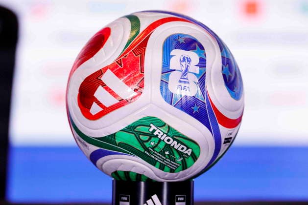 Fußball, FIFA WM 2026, Nationalteam Deutschland, Pressekonferenz FIFA World Cup, WM, Weltmeisterschaft, Fussball 2026 - Germany press conference, PK, Pressekonferenz A game ball during a press conference at Boston Stadium near Boston in Foxborough, Massachusetts, USA, 28 June 2026. Germany meets Paraguay on 29 June during the 2026 FIFA World Cup round of 32. FOXBOROUGH MASSACHUSETTS United States  Copyright: xSHAWNxTHEWx