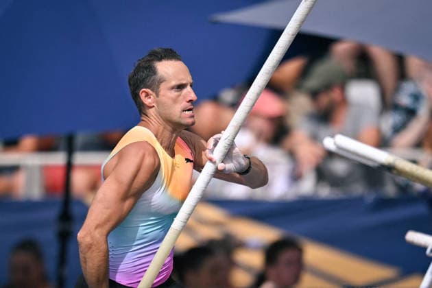 Wanda Diamond League in Paris FA Renaud Lavillenie competes during the Wanda Diamond League tournament at the Charlety Stadium in Paris on June 28, 2026. Photo by Firas Abdullah ABACAPRESS.COM Paris Ile-de-France France  Copyright: xAbdullahxFiras ABACAx