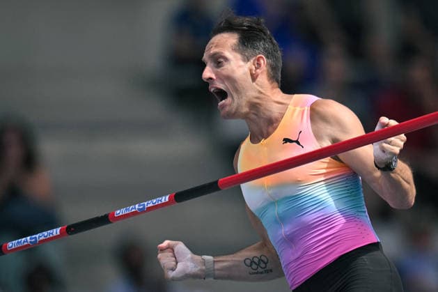 Wanda Diamond League in Paris FA Renaud Lavillenie competes during the Wanda Diamond League tournament at the Charlety Stadium in Paris on June 28, 2026. Photo by Firas Abdullah ABACAPRESS.COM Paris Ile-de-France France  Copyright: xAbdullahxFiras ABACAx