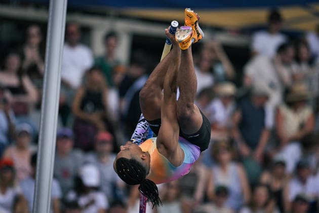 Wanda Diamond League in Paris FA Emmanouil Karalis competes during the Wanda Diamond League tournament at the Charlety Stadium in Paris on June 28, 2026. Photo by Firas Abdullah ABACAPRESS.COM Paris Ile-de-France France  Copyright: xAbdullahxFiras ABACAx