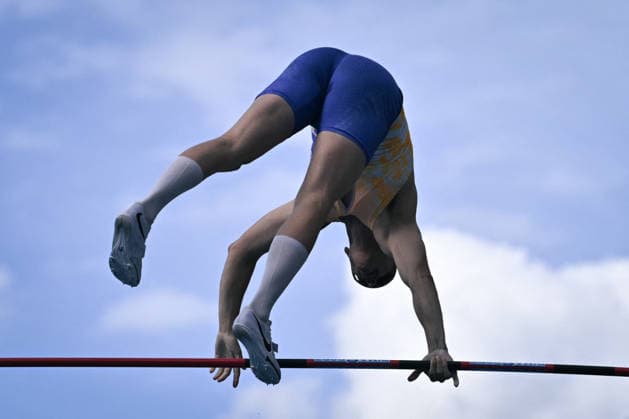 Wanda Diamond League in Paris FA Sam Kendricks competes during the Wanda Diamond League tournament at the Charlety Stadium in Paris on June 28, 2026. Photo by Firas Abdullah ABACAPRESS.COM Paris Ile-de-France France  Copyright: xAbdullahxFiras ABACAx