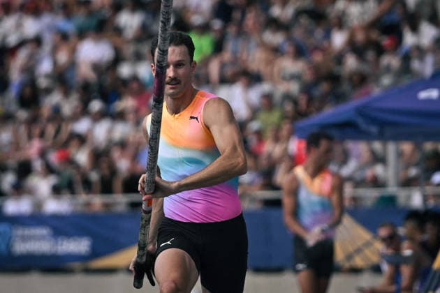 Wanda Diamond League in Paris FA Kurtis Marschall competes during the Wanda Diamond League tournament at the Charlety Stadium in Paris on June 28, 2026. Photo by Firas Abdullah ABACAPRESS.COM Paris Ile-de-France France  Copyright: xAbdullahxFiras ABACAx