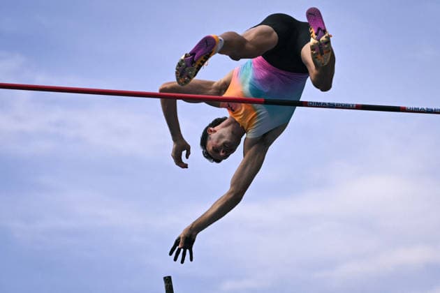 Wanda Diamond League in Paris FA Kurtis Marschall competes during the Wanda Diamond League tournament at the Charlety Stadium in Paris on June 28, 2026. Photo by Firas Abdullah ABACAPRESS.COM Paris Ile-de-France France  Copyright: xAbdullahxFiras ABACAx