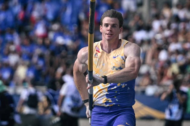 Wanda Diamond League in Paris FA Christopher Nilsen competes during the Wanda Diamond League tournament at the Charlety Stadium in Paris on June 28, 2026. Photo by Firas Abdullah ABACAPRESS.COM Paris Ile-de-France France  Copyright: xAbdullahxFiras ABACAx