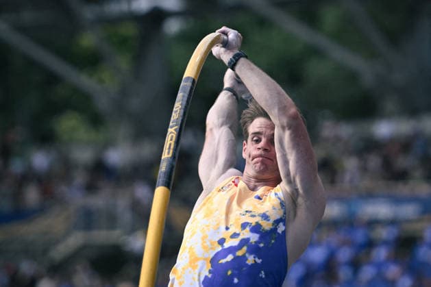 Wanda Diamond League in Paris FA Christopher Nilsen competes during the Wanda Diamond League tournament at the Charlety Stadium in Paris on June 28, 2026. Photo by Firas Abdullah ABACAPRESS.COM Paris Ile-de-France France  Copyright: xAbdullahxFiras ABACAx
