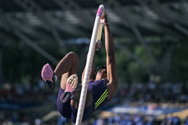 Wanda Diamond League in Paris FA Baptiste Thiery competes during the Wanda Diamond League tournament at the Charlety Stadium in Paris on June 28, 2026. Photo by Firas Abdullah ABACAPRESS.COM Paris Ile-de-France France  Copyright: xAbdullahxFiras ABACAx