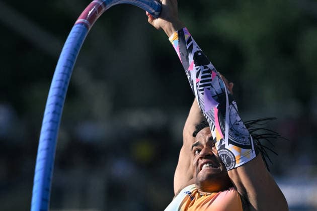 Wanda Diamond League in Paris FA Emmanouil Karalis competes during the Wanda Diamond League tournament at the Charlety Stadium in Paris on June 28, 2026. Photo by Firas Abdullah ABACAPRESS.COM Paris Ile-de-France France  Copyright: xAbdullahxFiras ABACAx