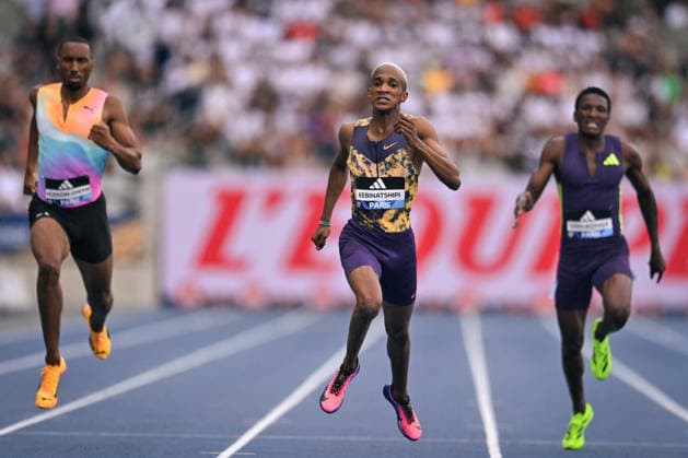Wanda Diamond League in Paris FA Busang Collen Kebinatshipi competes with athletes during the Wanda Diamond League tournament at the Charlety Stadium in Paris on June 28, 2026. Photo by Firas Abdullah ABACAPRESS.COM Paris Ile-de-France France  Copyright: xAbdullahxFiras ABACAx