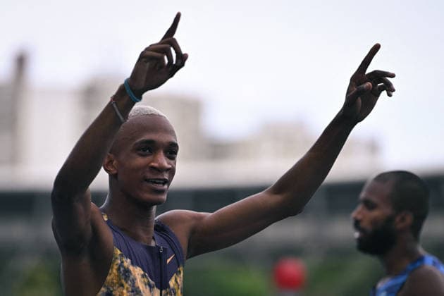Wanda Diamond League in Paris FA Busang Collen Kebinatshipi reacts after competing during the Wanda Diamond League tournament at the Charlety Stadium in Paris on June 28, 2026. Photo by Firas Abdullah ABACAPRESS.COM Paris Ile-de-France France  Copyright: xAbdullahxFiras ABACAx