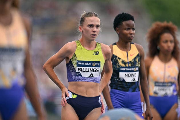 Wanda Diamond League in Paris FA Sarah Billings looks on before competing during the Wanda Diamond League tournament at the Charlety Stadium in Paris on June 28, 2026. Photo by Firas Abdullah ABACAPRESS.COM Paris Ile-de-France France  Copyright: xAbdullahxFiras ABACAx