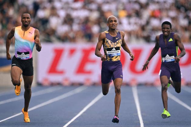 Wanda Diamond League in Paris FA Busang Collen Kebinatshipi competes with athletes during the Wanda Diamond League tournament at the Charlety Stadium in Paris on June 28, 2026. Photo by Firas Abdullah ABACAPRESS.COM Paris Ile-de-France France  Copyright: xAbdullahxFiras ABACAx
