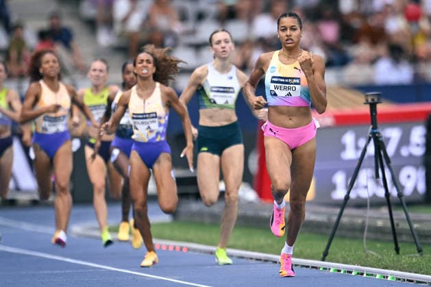 Wanda Diamond League in Paris FA Audrey Werro competes during the Wanda Diamond League tournament at the Charlety Stadium in Paris on June 28, 2026. Photo by Firas Abdullah ABACAPRESS.COM Paris Ile-de-France France  Copyright: xAbdullahxFiras ABACAx