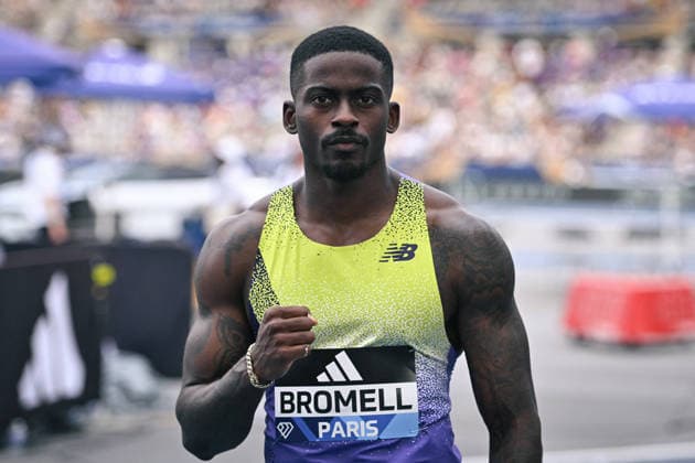 Wanda Diamond League in Paris FA Trayvon Bromell poses after competing during the Wanda Diamond League tournament at the Charlety Stadium in Paris on June 28, 2026. Photo by Firas Abdullah ABACAPRESS.COM Paris Ile-de-France France  Copyright: xAbdullahxFiras ABACAx