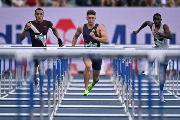 Wanda Diamond League in Paris FA Trey Cunningham competes during the Wanda Diamond League tournament at the Charlety Stadium in Paris on June 28, 2026. Photo by Firas Abdullah ABACAPRESS.COM Paris Ile-de-France France  Copyright: xAbdullahxFiras ABACAx