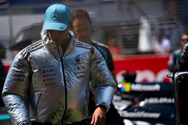 June 28, 2026, Spielberg, Austria: British driver GEORGE RUSSELL (Mercedes-AMG F1 Team) on the staring grid before the F1 Grand Prix of Austria at the Red Bull Ring in Spielberg, Austria. Spielberg Austria - ZUMAg147 20260628_fap_g147_084 Copyright: xJamesxGasperottix