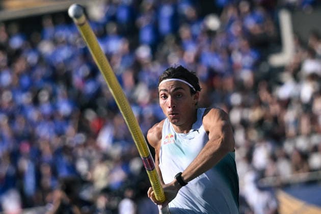 Wanda Diamond League in Paris FA Armand Duplantis competes during the Wanda Diamond League tournament at the Charlety Stadium in Paris on June 28, 2026. Photo by Firas Abdullah ABACAPRESS.COM Paris Ile-de-France France  Copyright: xAbdullahxFiras ABACAx