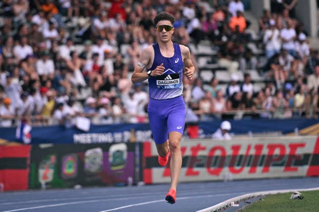 Wanda Diamond League in Paris FA Etienne Daguinos competes during the Wanda Diamond League tournament at the Charlety Stadium in Paris on June 28, 2026. Photo by Firas Abdullah ABACAPRESS.COM Paris Ile-de-France France  Copyright: xAbdullahxFiras ABACAx
