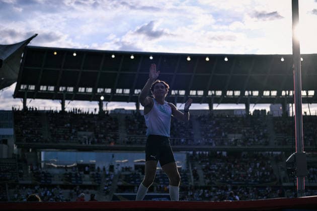 Wanda Diamond League in Paris FA Armand Duplantis competes during the Wanda Diamond League tournament at the Charlety Stadium in Paris on June 28, 2026. Photo by Firas Abdullah ABACAPRESS.COM Paris Ile-de-France France  Copyright: xAbdullahxFiras ABACAx