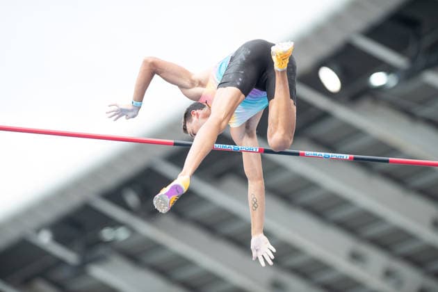 Wanda Diamond League - Meeting Of Paris Renaud Lavillenie of France competes in the men s pole vault during the Meeting of Paris, part of the Wanda Diamond League, at Stade Charlety in Paris, France, on June 28, 2026. Paris Paris France  Copyright: xWalterxCunhax originalFilename:cunhacarvalho-notitle260628_npoNQ.jpg