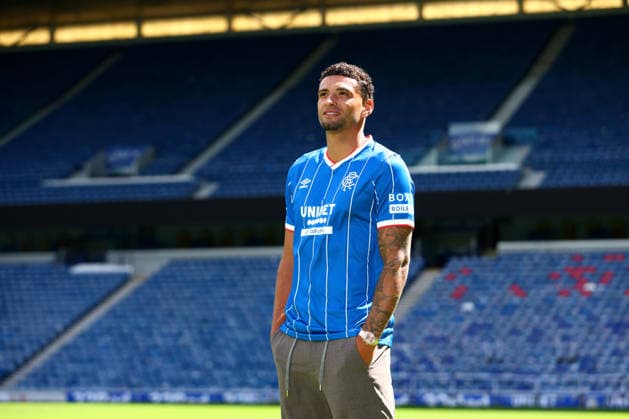 Rangers have signed Ben Godfrey on loan from Atalanta. Rangers Signing - Ibrox Stadium, Glasgow, Lanarkshire, Scotland, UK - 29 Jun 2026Glasgow Ibrox Stadium Lanarkshire United Kingdom EDITORIAL USE ONLY  Copyright: xO Rourke RangersxFC Shutterstockx 16968465b
