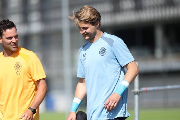 Club Brugge Training WESTKAPELLE, BELGIUM - JUNE 29 : Jackers Nordin goalkeeper of Club Brugge Players of Club Brugge having their first training of the season pictured on June 29, 2026 in Westkapelle, Belgium, 29-06-26 Westkapelle Belgium  Copyright: xXpix