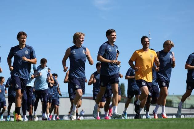 Club Brugge Training WESTKAPELLE, BELGIUM - JUNE 29 : Players of Club Brugge having their first training of the season pictured on June 29, 2026 in Westkapelle, Belgium, 29-06-26 Westkapelle Belgium  Copyright: xXpix