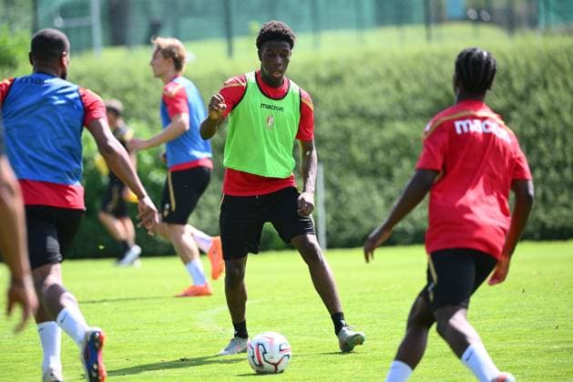 Standard de Liege Jupiler Pro League Media Activities 29 06 2026 LIEGE, BELGIUM - JUNE 29 : Karamoko Ibrahim midfielder of Standard de Liege pictured during the first training session in preparation for the start of the Jupiler Pro League new season on June 29, 2026 in Liege, Belgium, 29 06 2026 Liege Belgium  Copyright: xVincentxKalutx