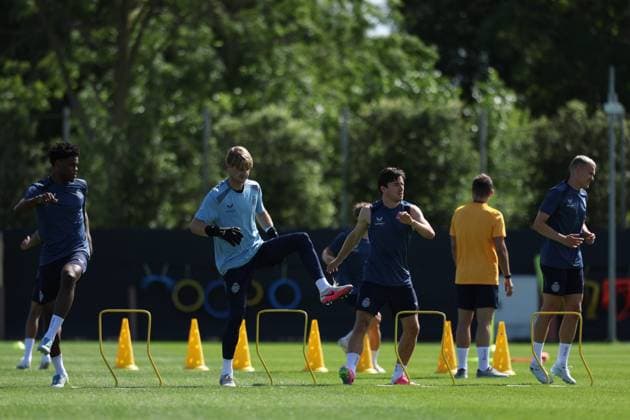 Club Brugge Training WESTKAPELLE, BELGIUM - JUNE 29 : Players of Club Brugge having their first training of the season pictured on June 29, 2026 in Westkapelle, Belgium, 29-06-26 Westkapelle Belgium  Copyright: xXpix