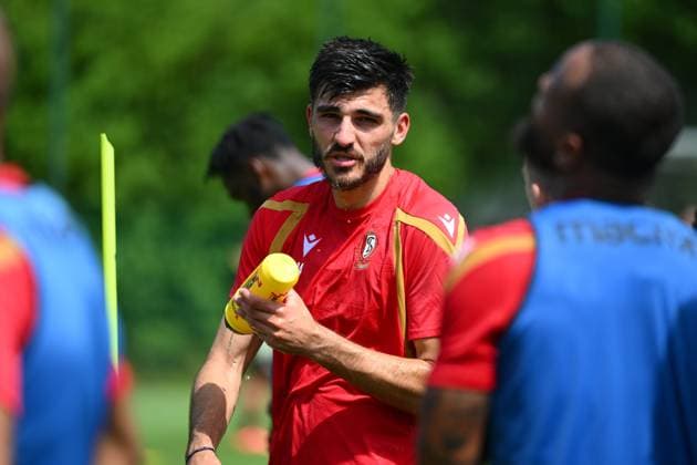 Standard de Liege Jupiler Pro League Media Activities 29 06 2026 LIEGE, BELGIUM - JUNE 29 : Sutalo Bosko defender of Standard de Liege pictured during the first training session in preparation for the start of the Jupiler Pro League new season on June 29, 2026 in Liege, Belgium, 29 06 2026 Liege Belgium  Copyright: xVincentxKalutx
