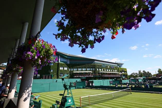GV of the outside courts Wimbledon Tennis Championships, Day 1, The All England Lawn Tennis and Croquet Club, London, UK - 29 Jun 2026London The All England Lawn Tennis and United Kingdom  Copyright: xJamesxMarsh Shutterstockx 16964101a